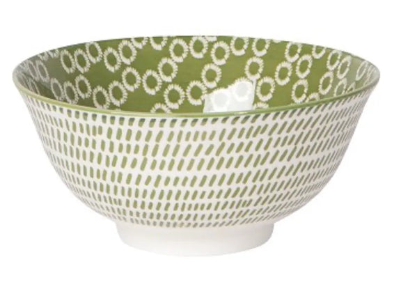 Rings Stamped Bowl - Greenhouse Home