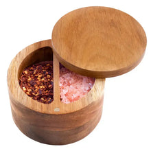 Rock & Branch Acacia Duet Salt Cellar Totally Bamboo