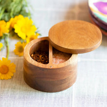 Rock & Branch Acacia Duet Salt Cellar Totally Bamboo