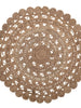 Round Handwoven Jute Rug - Greenhouse Home