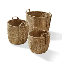 Round Kura Seagrass Baskets TAG