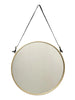 Round Mirror with Metal Frame - Greenhouse Home