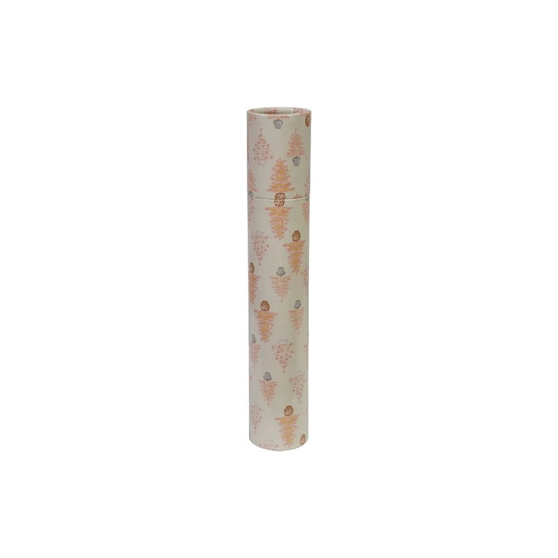 Safety Fireplace Matches in Tube Matchbox with Potted Tree Pattern