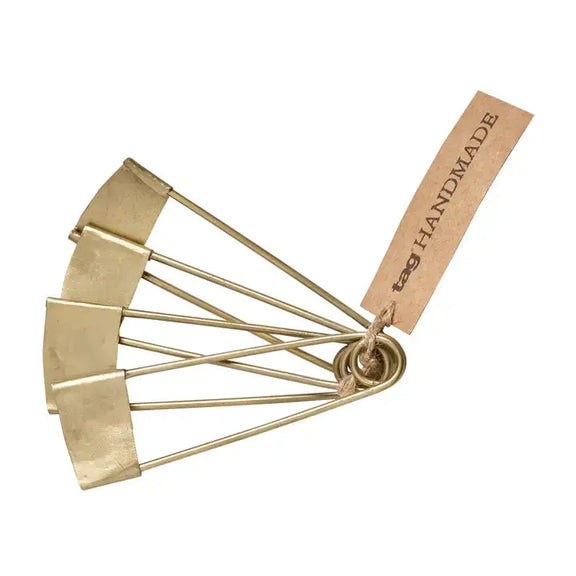 Safety Pin Napkin Ring, Set of 4 TAG