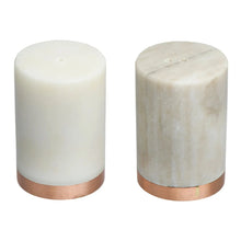 Salt & Pepper Shakers with Copper Base, Set of 2 Greenhouse Home