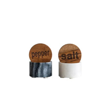Salt and Pepper Container with Wood Lid, [product_price]- Greenhouse Home