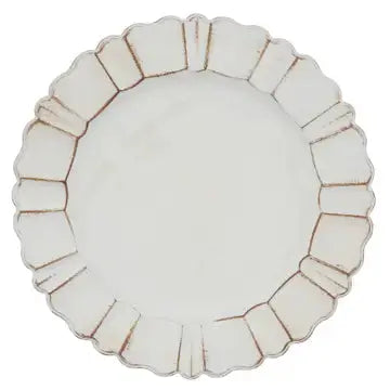 Scallpped Ruffled Charger Saro Lifestyle