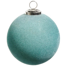 Seafoam Green Flocked Ornament Raz Imports