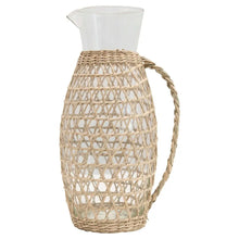 Seagrass Covered Pitcher - Greenhouse Home