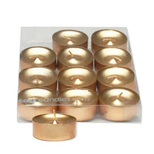 Shimmer Metallic Tealight Candles, set of 12 - Greenhouse Home