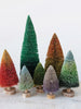 Sisal Bottle Brush Tree w/ Wood Base, Ombre, 2 Colors