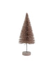 Sisal Bottle Brush Tree with Wood Base, Cream Color