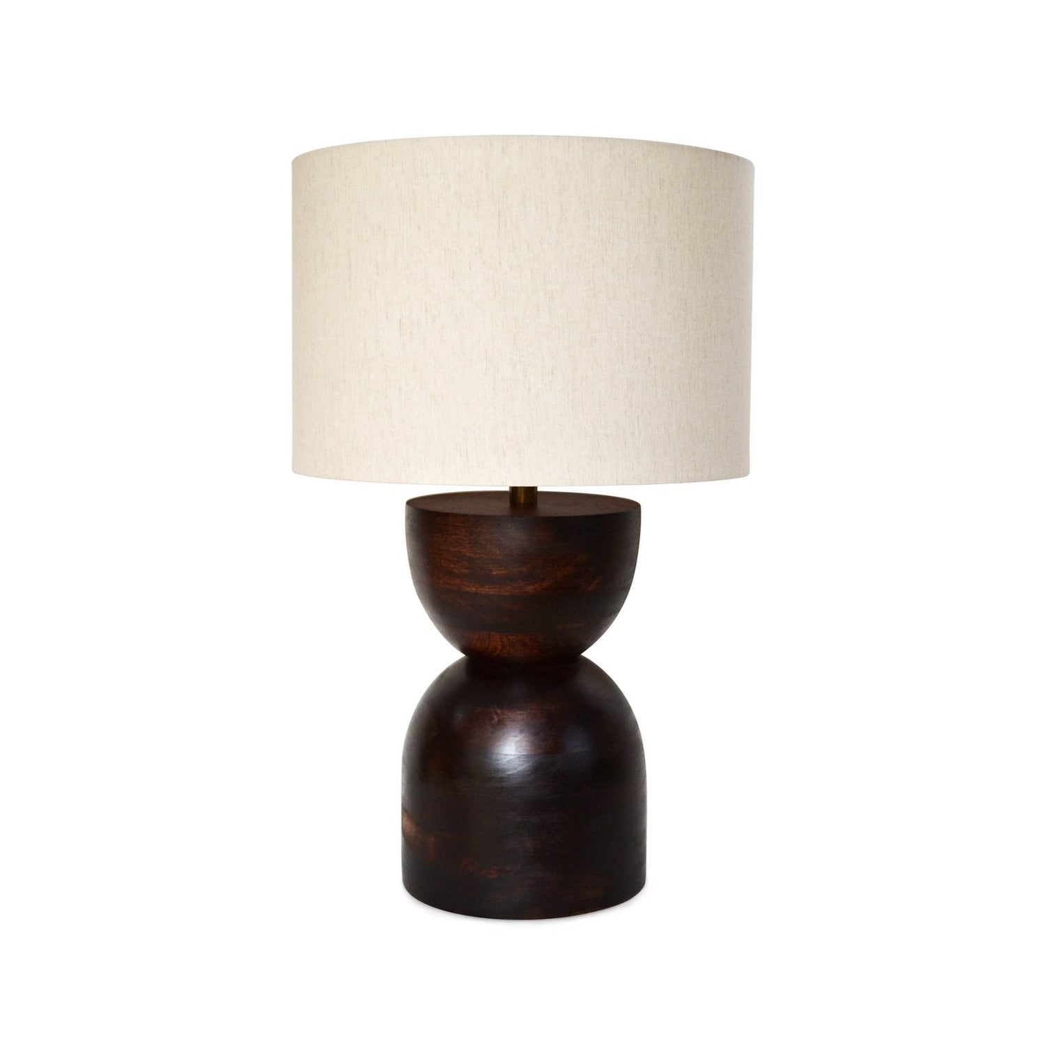 Skye Contour Wood Table Lamp - Greenhouse Home