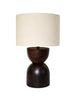 Skye Contour Wood Table Lamp - Greenhouse Home