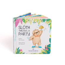 Sloth Throws a Party Book Warmies