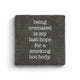 Smoking Hot Body - Marble Coaster Paisley & Parsley