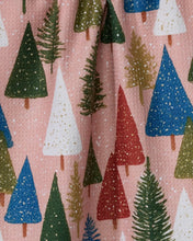 Snowdrift Pines Tea Towel Geometry