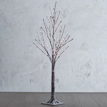 Lit Birch Tree - Brown - Greenhouse Home