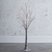 Lit Birch Tree - Brown - Greenhouse Home