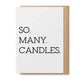 So Many Candles - Greeting Card Paisley & Parsley