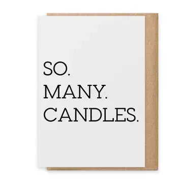 So Many Candles - Greeting Card Paisley & Parsley