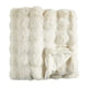 Soft Bubble Faux Fur Throw Saro Lifestyle