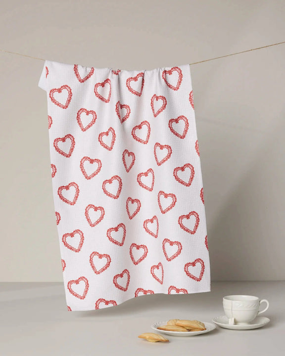 Soft Heart Tea Towel, [product_price]- Greenhouse Home