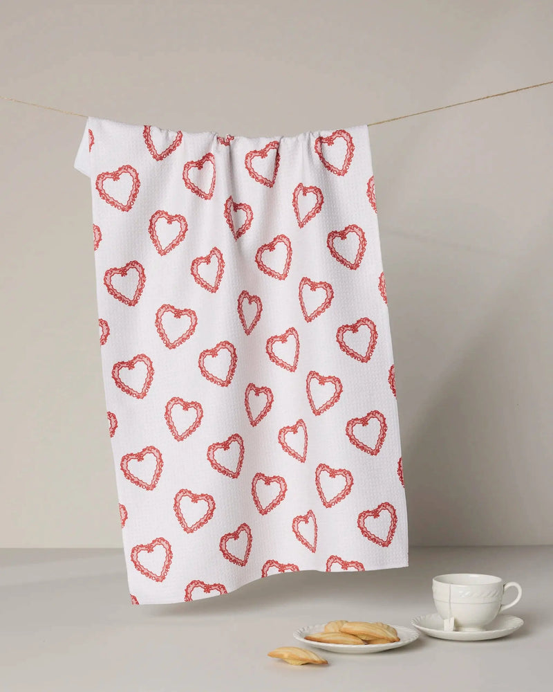 Soft Heart Tea Towel, [product_price]- Greenhouse Home
