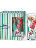 Spring Floral Drink Glass TAG