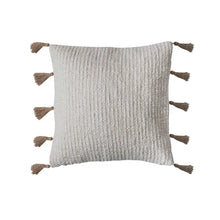 Square Cotton + Linen Blend Pillow, [product_price]- Greenhouse Home