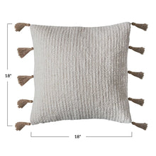 Square Cotton + Linen Blend Pillow, [product_price]- Greenhouse Home