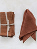 Square Stonewashed Linen Dinner Napkins Greenhouse Home