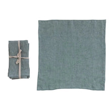Square Stonewashed Linen Napkins, Set of 4 Greenhouse Home