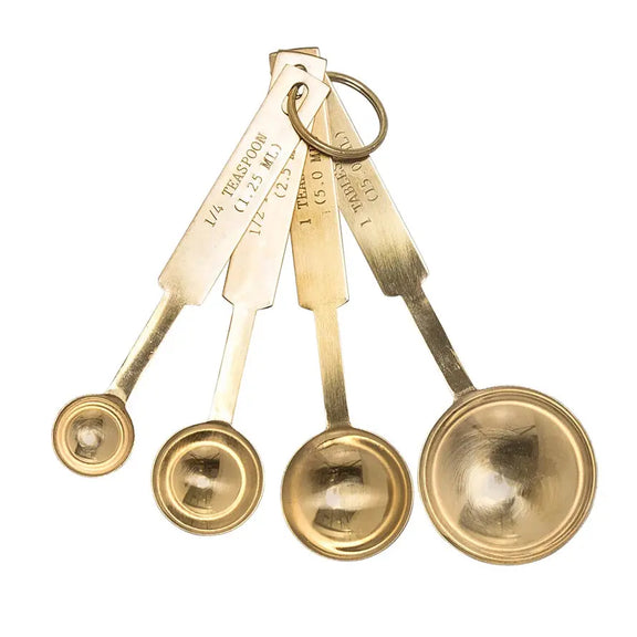 Stainless Steel Measuring Spoons, Set of 4, [product_price]- Greenhouse Home