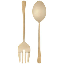 Stainless Steel Salad Server Set - Gold NOW Designs
