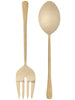 Stainless Steel Salad Server Set - Gold NOW Designs