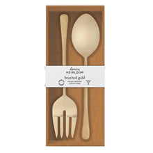 Stainless Steel Salad Server Set - Gold NOW Designs