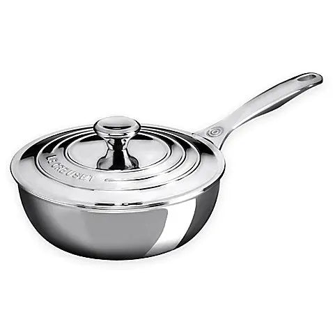Stainless Steel Saucier Pan - Greenhouse Home