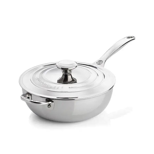 Stainless Steel Saucier Pan - Greenhouse Home