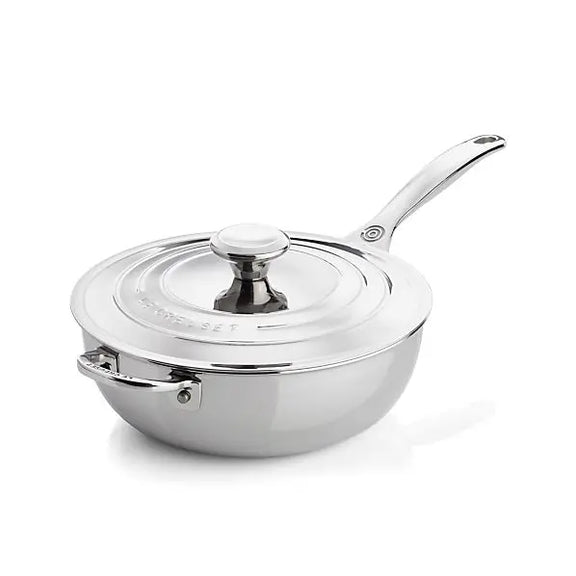Stainless Steel Saucier Pan - Greenhouse Home