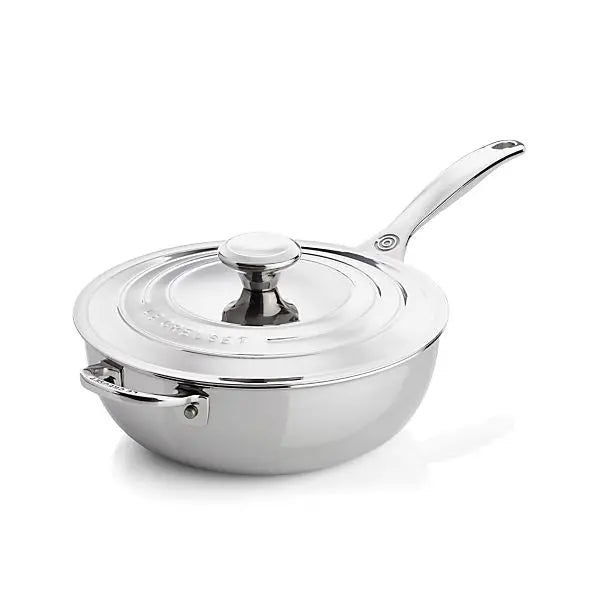 Stainless Steel Saucier Pan - Greenhouse Home