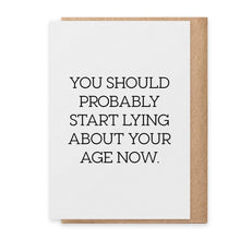 Start Lying - Greeting Card Paisley & Parsley