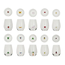 Stemless Wine Glass with Figure Inside, 10 Styles, [product_price]- Greenhouse Home