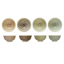 Stoneware Bowl w/ Pattern, 2 Styles, [product_price]- Greenhouse Home