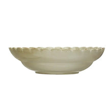 Stoneware Bowl with Scalloped Edge, [product_price]- Greenhouse Home