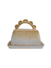 Stoneware Butter Dish with Scalloped Handle (Copy) Bloomingville