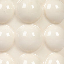 Stoneware Canister with Raised Dots + Acacia Wood Lid Greenhouse Home