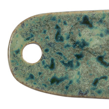 Stoneware Cheese/Cutting Board w/ Leather Tie Greenhouse Home