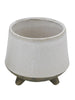 Stoneware Flower Pot with Feet - Greenhouse Home