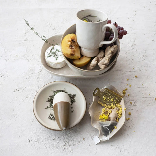 Stoneware Footed Mug, [product_price]- Greenhouse Home